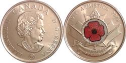 25 Cent Canadá Níquel Isabel II (1926-2022)