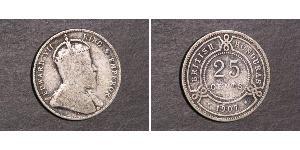 25 Cent British Honduras (1862-1981) Plata Jorge V (1865-1936)