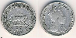 25 Cent África Oriental Plata 