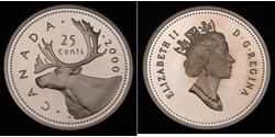 25 Cent Kanada Silber 