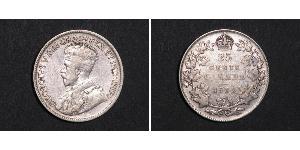 25 Cent Kanada Silber George V (1865-1936)