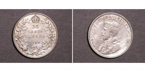 25 Cent Kanada Silber George V (1865-1936)