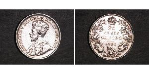 25 Cent Kanada Silber George V (1865-1936)
