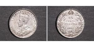 25 Cent Kanada Silber George V (1865-1936)