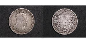 25 Cent Kanada Silber Eduard VII (1841-1910)