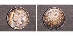 25 Cent Kanada Silber Victoria (1819 - 1901)