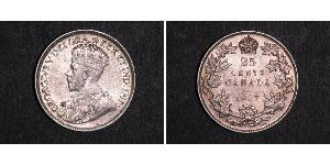 25 Cent Kanada Silber George V (1865-1936)