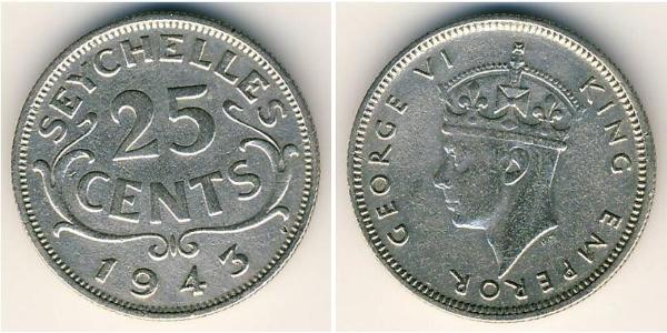 25 Cent Seychellen Silber 