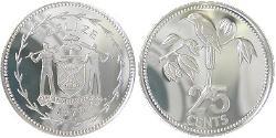 25 Cent Belize (1981 - ) Silver 