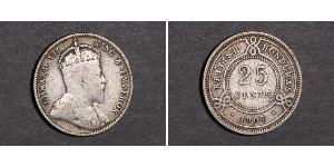 25 Cent British Honduras (1862-1981) Silver George V of the United Kingdom (1865-1936)