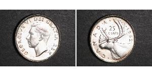 25 Cent Canada Silver George V of the United Kingdom (1865-1936)