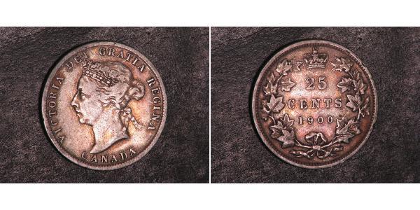 25 Cent Canada Silver Victoria (1819 - 1901)