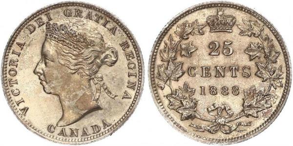 25 Cent Canada Silver Victoria (1819 - 1901)