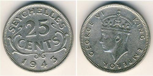 25 Cent Seychelles Silver 