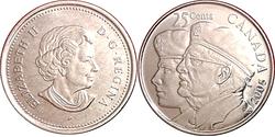 25 Cent Kanada Stahl 