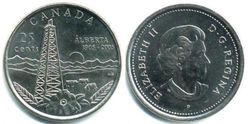 25 Cent Canada Steel 