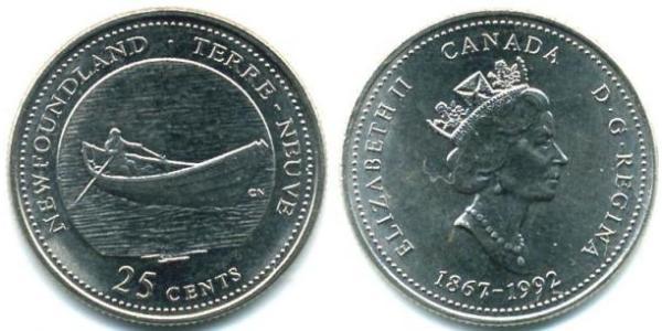 25 Cent Canada Steel 