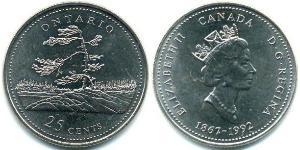 25 Cent 加拿大 Steel 