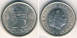 25 Cent Kingdom of the Netherlands (1815 - )  