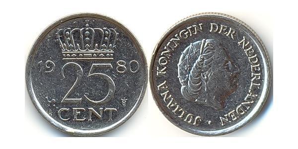 25 Cent Regno dei Paesi Bassi (1815 - )  