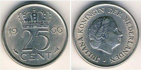 25 Cent Reino de los Países Bajos (1815 - )  
