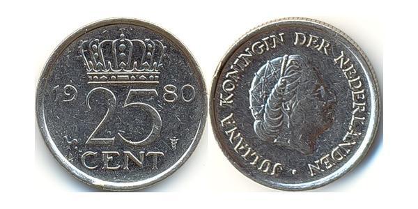 25 Cent Royaume des Pays-Bas (1815 - )  