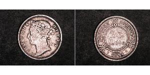 25 Cent British Honduras (1862-1981) 銀 维多利亚 (英国君主)