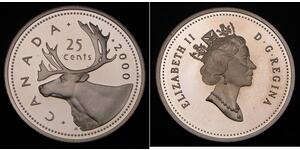25 Cent 加拿大 銀 