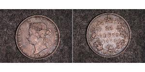 25 Cent 加拿大 銀 维多利亚 (英国君主)