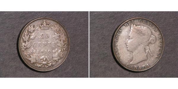 25 Cent 加拿大 銀 维多利亚 (英国君主)