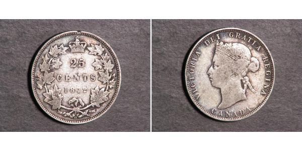 25 Cent 加拿大 銀 维多利亚 (英国君主)
