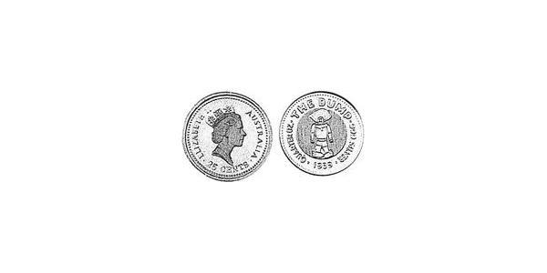 25 Cent 澳大利亚 銀 伊丽莎白二世 (1926-2022)