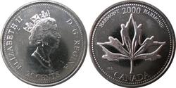 25 Cent 加拿大 镍 伊丽莎白二世 (1926-2022)
