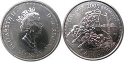 25 Cent 加拿大 镍 伊丽莎白二世 (1926-2022)