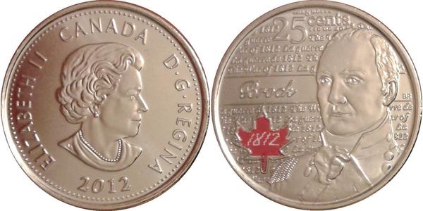 25 Cent 加拿大 镍 伊丽莎白二世 (1926-2022)