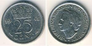 25 Cent 荷兰王国 镍 