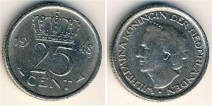 25 Cent 荷兰王国 镍 