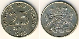 25 Cent 千里達及托巴哥 銅/镍 