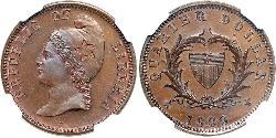 25 Cent Liberia 青铜 