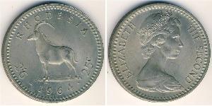 25 Cent / 1/2 Crown Rhodesien (1965 - 1979) Kupfer/Nickel 