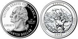 25 Cent / 1/4 Dollar États-Unis d