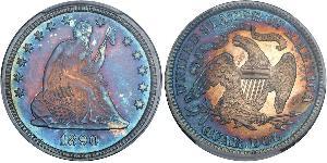 25 Cent / 1/4 Dollar États-Unis d