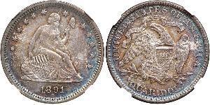 25 Cent / 1/4 Dollar États-Unis d
