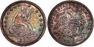 25 Cent / 1/4 Dollar États-Unis d