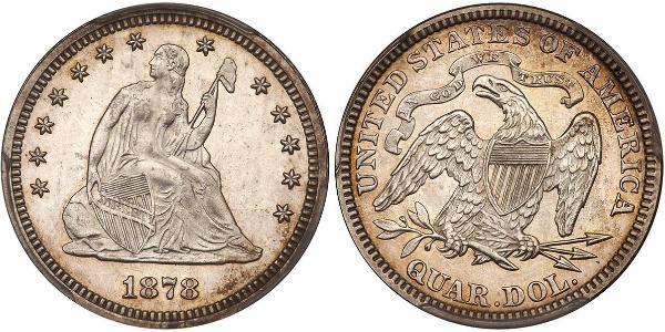 25 Cent / 1/4 Dollar États-Unis d
