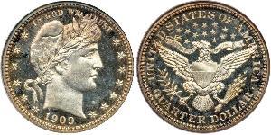 25 Cent / 1/4 Dollar États-Unis d