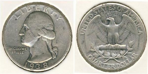 25 Cent / 1/4 Dollar États-Unis d