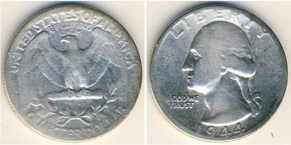 25 Cent / 1/4 Dollar États-Unis d