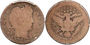 25 Cent / 1/4 Dollar USA (1776 - ) Copper/Silver 