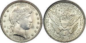 25 Cent / 1/4 Dollar USA (1776 - ) Copper/Silver 